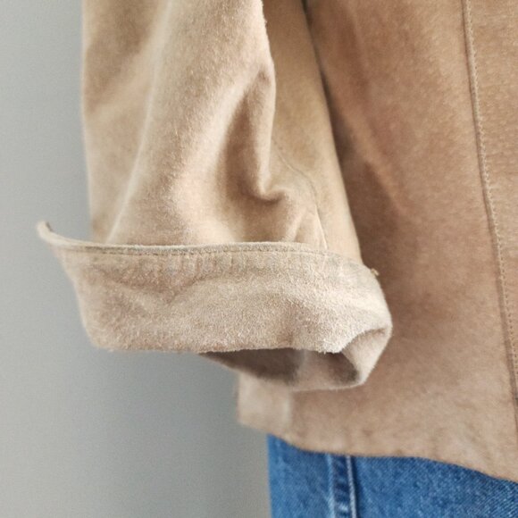 Vintage Valerie Stevens Suede Tan Jacket Size: 1X - Picture 9 of 16